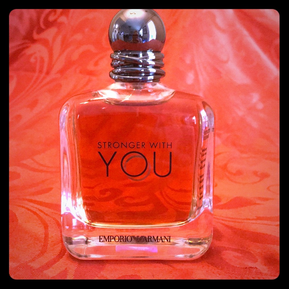 NEW MENS ARMANI STRONGER WITH YOU.
